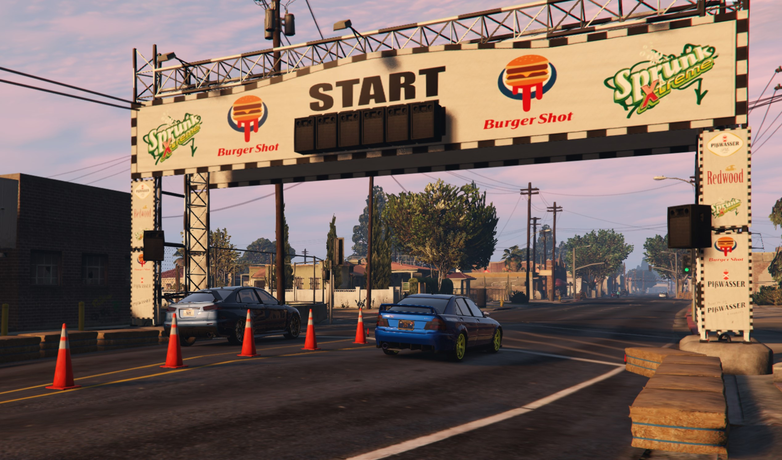 1 4 Mile Drag Race Map GTA 5 Mods